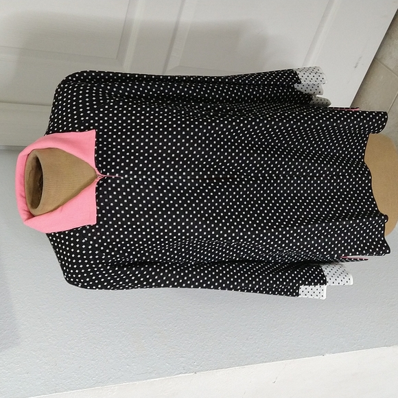 Misook Rib-Knit Polka Dot Jacket - Picture 4 of 6